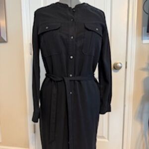 Banana Republic Black Utility Shirt Dress – Size 8